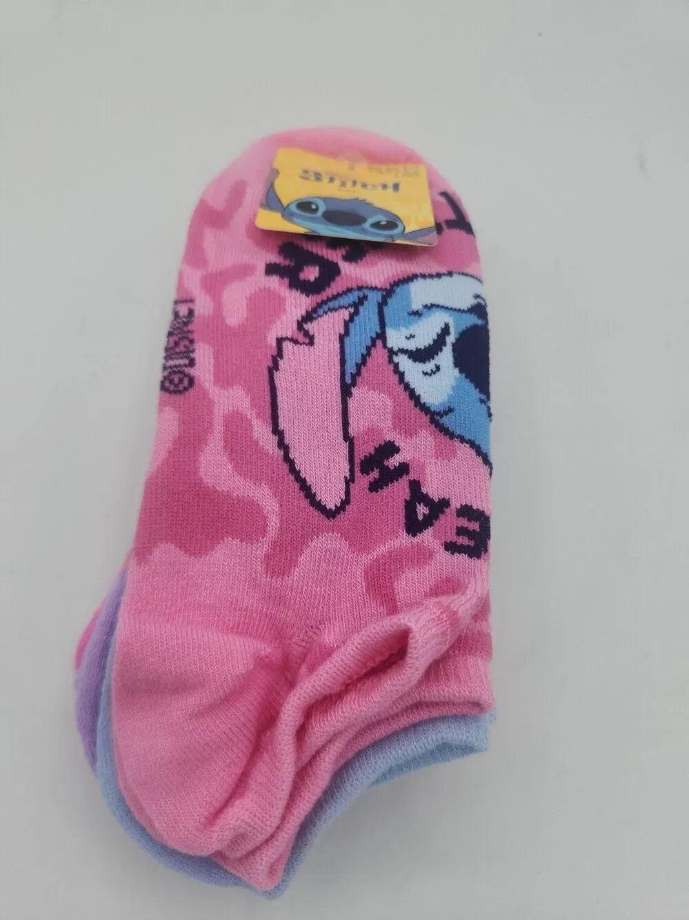 disney: Stitch from Lilo & Stitch Women's Socks, 5-Pack Size 4-10, NEW WITH TAGS
